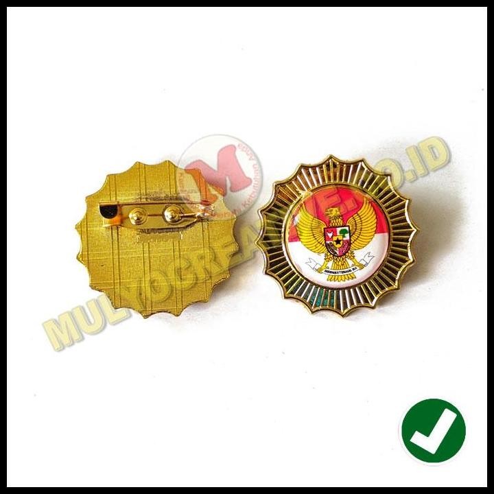 TERMURAH PIN GARUDA PIN GARUDA MERAH PUTIH MODEL BULAT 