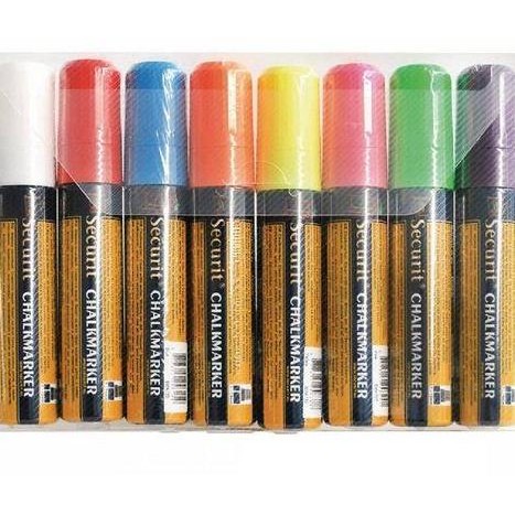 

^%^%^%^%] LIQUID CHALK MARKER, SECURIT / SPIDOL CAIR
