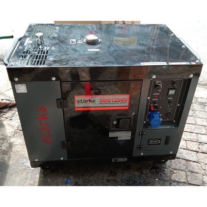 cusss order] Genset Silent Diesel 9000 Watt STARKE SDG12000 Generator Listrik SDG-12000