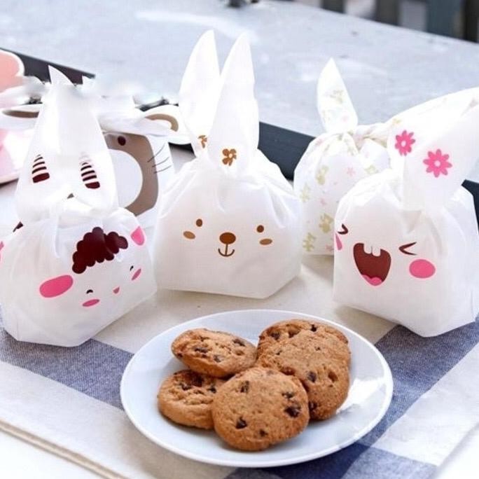 

monggo] Plastik snacks 13,5x22cm/packing cookies/ plastik packing kue