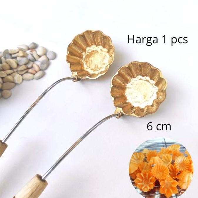 JH8 Cetakan Kue Martabak Sanghai Bunga Mini 6 cm