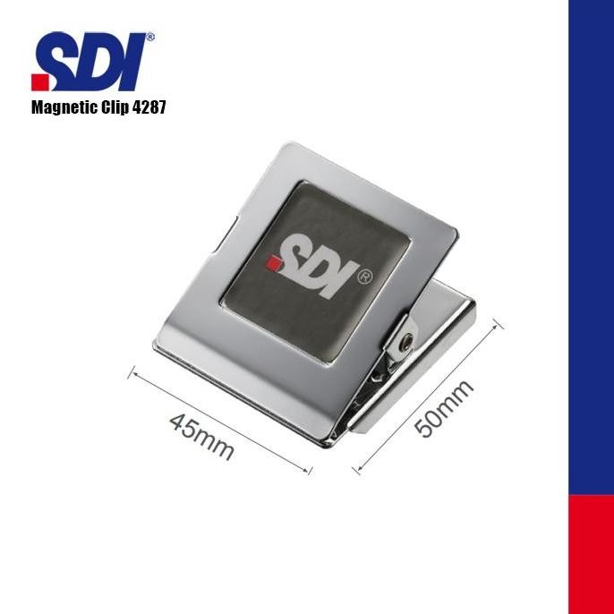 

SDI 4287 Klip Magnet Stainless Steel 45x50mm / Magnetic Clip Kuat