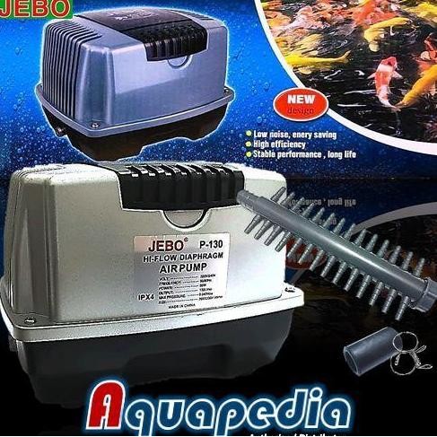 JEBO P-130 HIBLOW AIR PUMP POMPA UDARA AERATOR BLOWER KOLAM IKAN