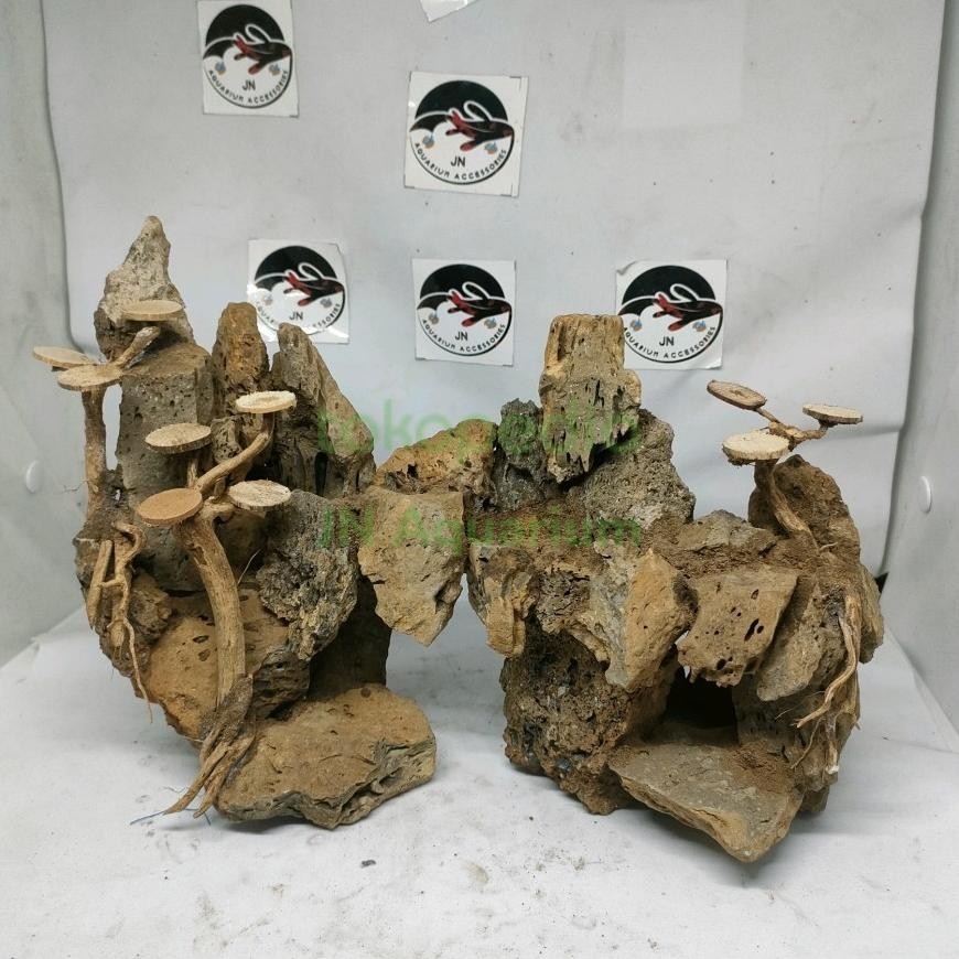 Tebing Hardscape Aquascape Motif Batu Hiasan Aquascape Aquarium