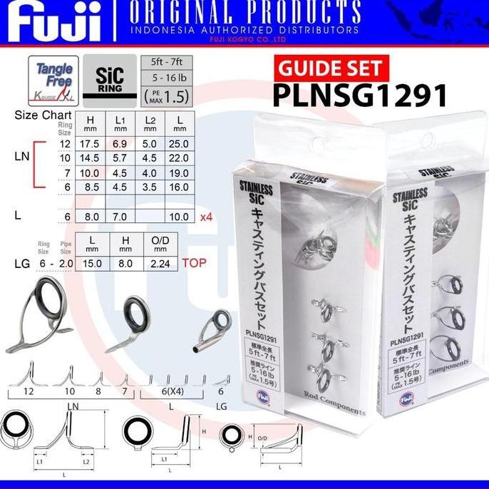Set Ring Guide Fuji SiC / Cincin Fuji / Ultra Light / Cast Spinning
