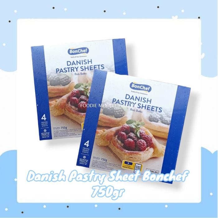 

New danish pastry sheet bonchef 750gr