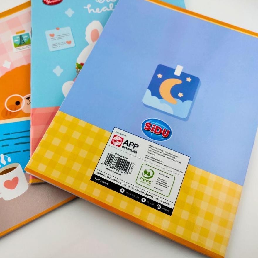 

Buku Tulis SIDU Sinar Dunia 38 Lembar Pak Isi 10 Buku