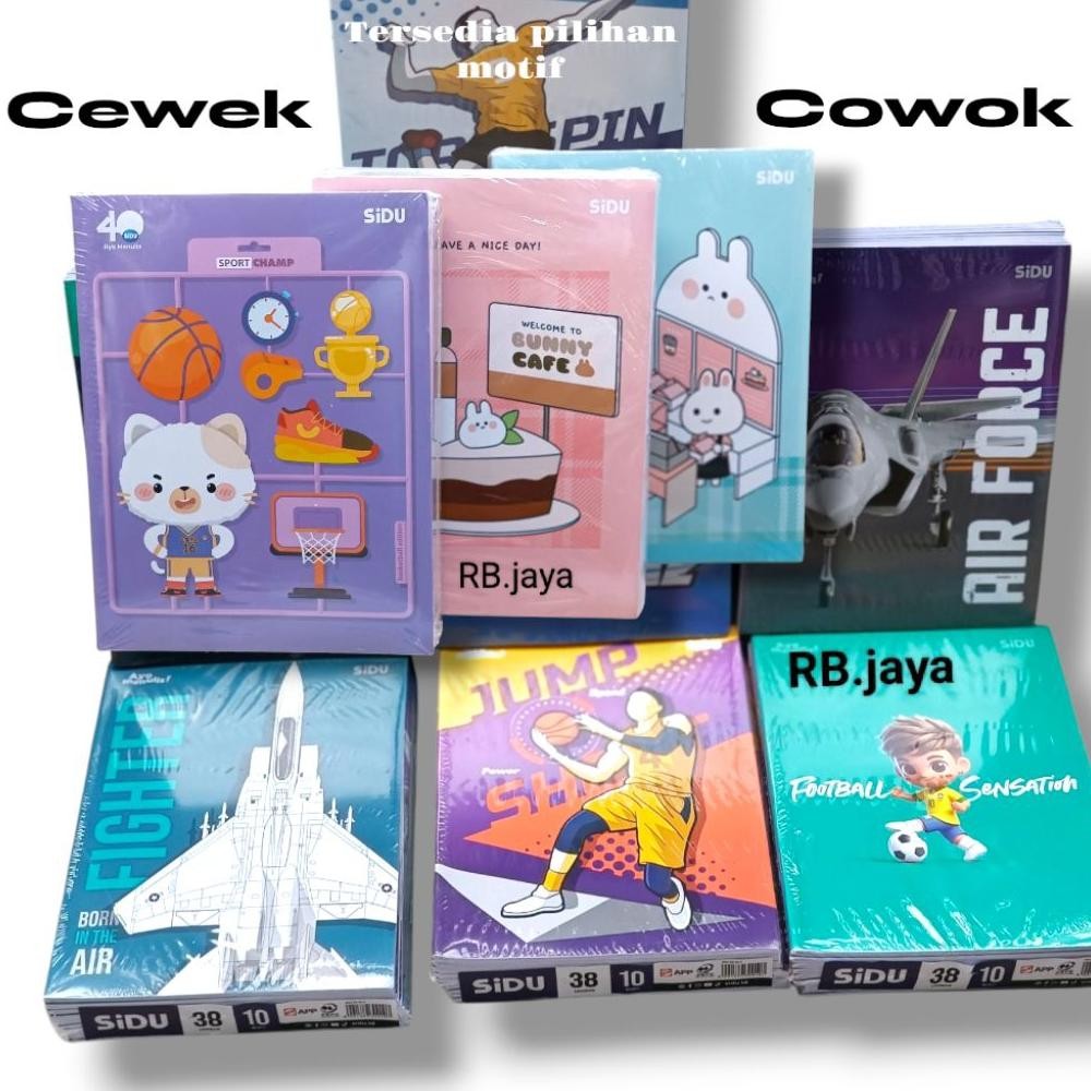 

Buku Tulis Sidu 38 Lembar 1 Pack Isi 10 Pcs