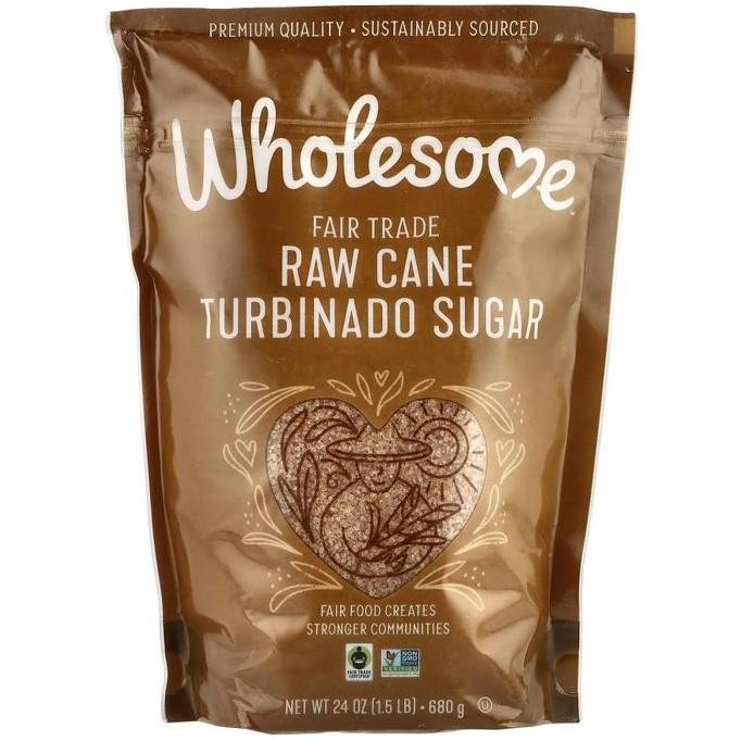 

Wholesome Sweeteners, Raw Cane Turbinado Sugar, 24 oz (680 g)