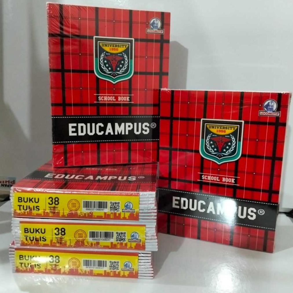 

Buku Tulis Locomotif 38 Lembar Campus ( Pak 10 Buku ) [ Original ]