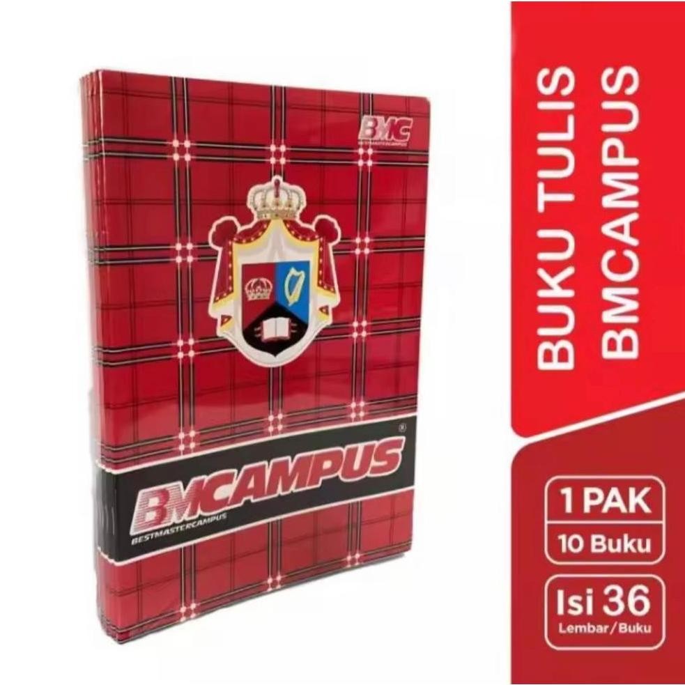 

1 Pack ISI 10 Buku BMC CAMPUS 50 Lembar / Buku Tulis / Buku Campus Murah
