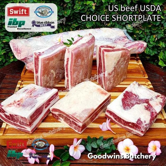 

Us Beef Shortplate Portioned Frozen Daging Sapi Perut/Samcan Iris Slice Teriyaki Yakiniku Shabu2 | Short Plate Usda Choice Swift Ipb Nebraska