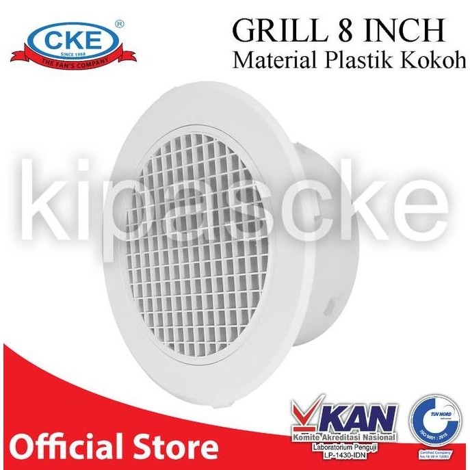 Diffuser Plafon 8 inch Egg Crate Grill Plafon 8 inch Egg Crate