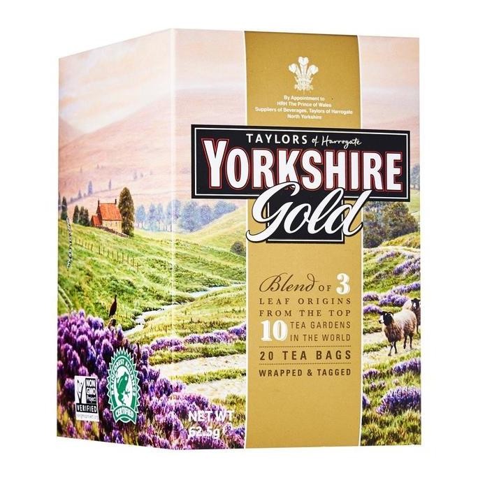 

Taylors Of Harrogate Yorkshire Gold Tea 20 Tea Bags