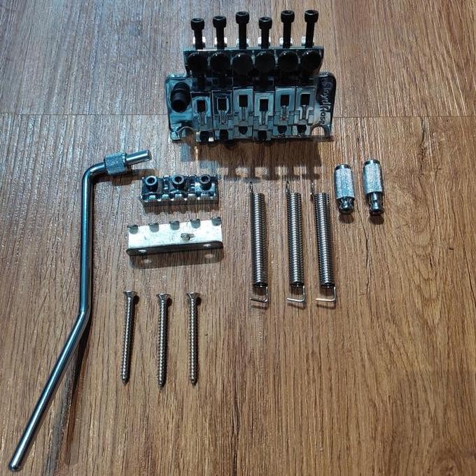 baru Floyd Rose Original FRT1000 Double Locking Tremolo Chrome