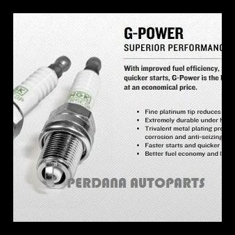 DISKON NGK PLATINUM GPOWER BUSI KIA CARENS 2.0 2001-2002 G4CB ORIGINAL 