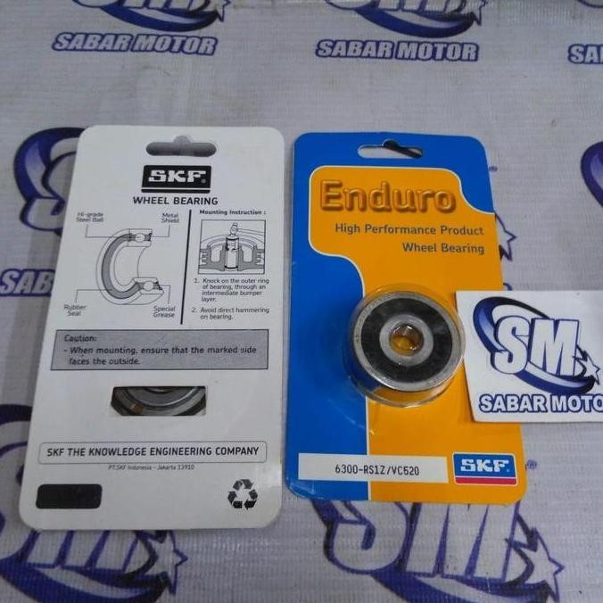 new Bearing SKF ENDURO 6300 RS1Z / Bearing Roda Nmax (DEPAN)
