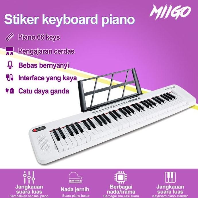 baru MIIGO- Piano Elektronik 61-Key/Piano Elektronik Portabel Rumahan