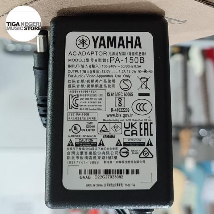 baru Yamaha PA150B Adaptor Keyboard Original untuk Keyboard E473 Drum DTX