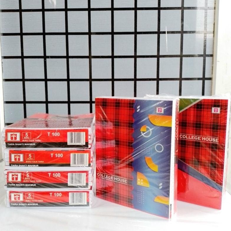 

Buku Tulis Tiara 100 Lembar Uk. Kwarto ( Pak 5 Buku ) [ Original ]
