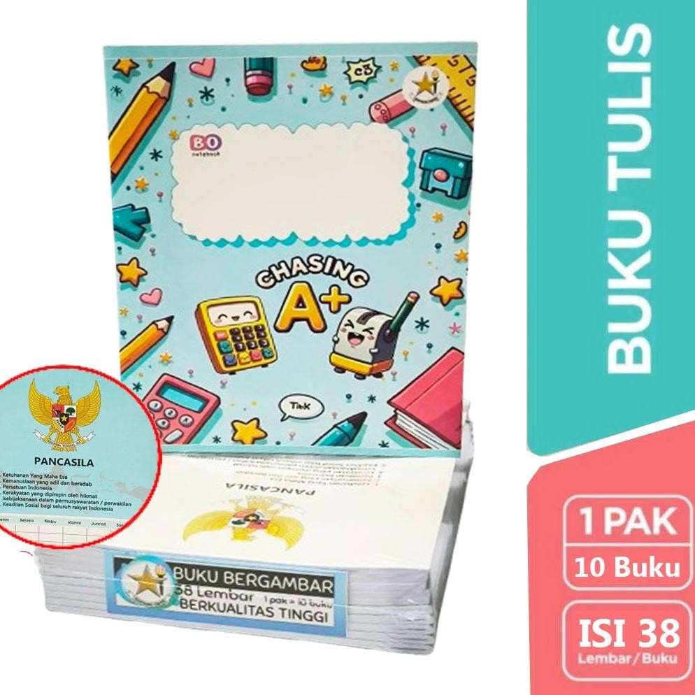 

PROMO MURAH GROSIR Buku Tulis Bintang Obor / Sinar Dunia / SIDU & KIKY 38 Lembar - Perpack