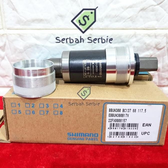 ORIGINAL SHIMANO BB KOTAK 110 113 117.5 123 127 MM BOTTOM BRACKET AS BEARING SEPEDA LIPAT MTB MINION