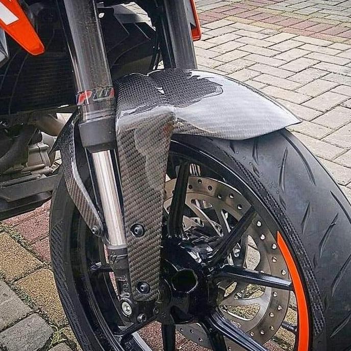 spakbor depan carbon KTM DUKE 200/250 murah