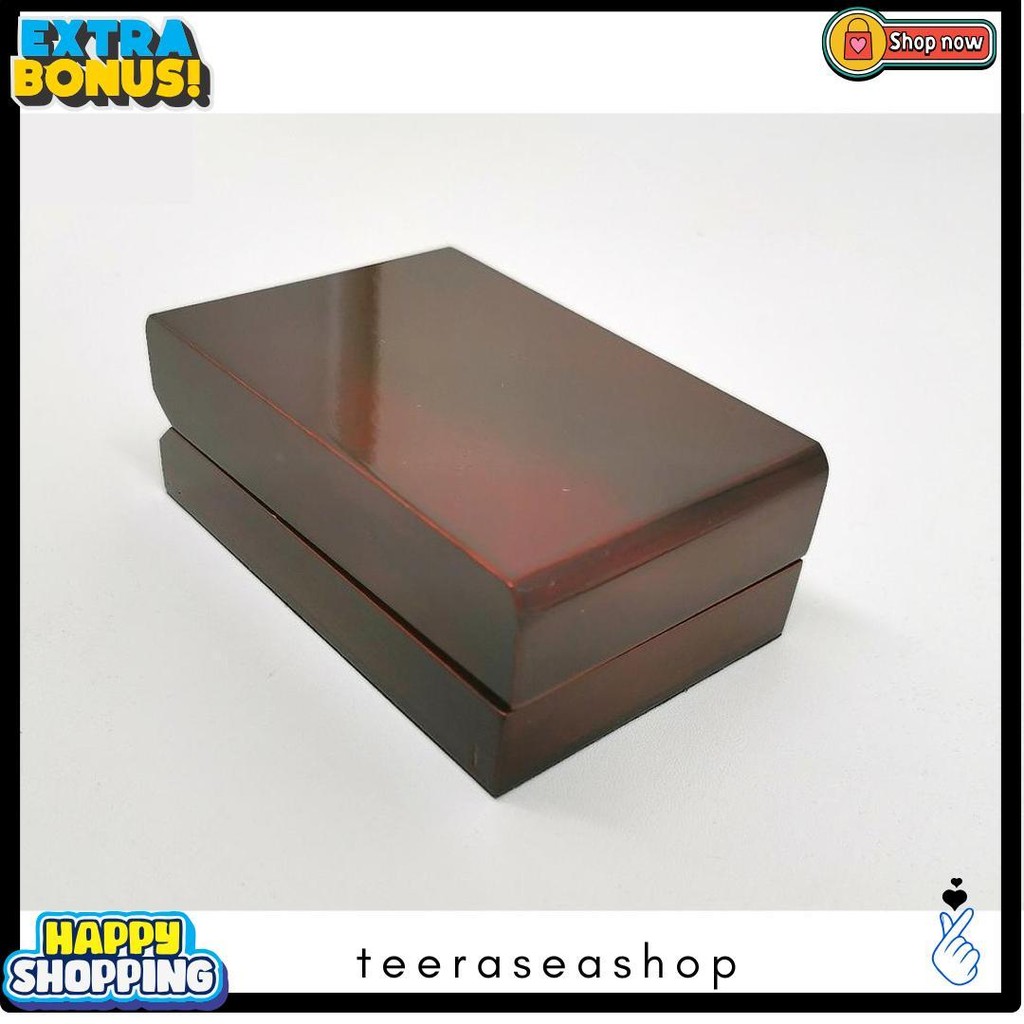 Kotak Kartu Emas Antam Berbahan Kayu Mewah / Box Tempat Penyimpanan Logam Mulia Emas Batangan Cocok 
