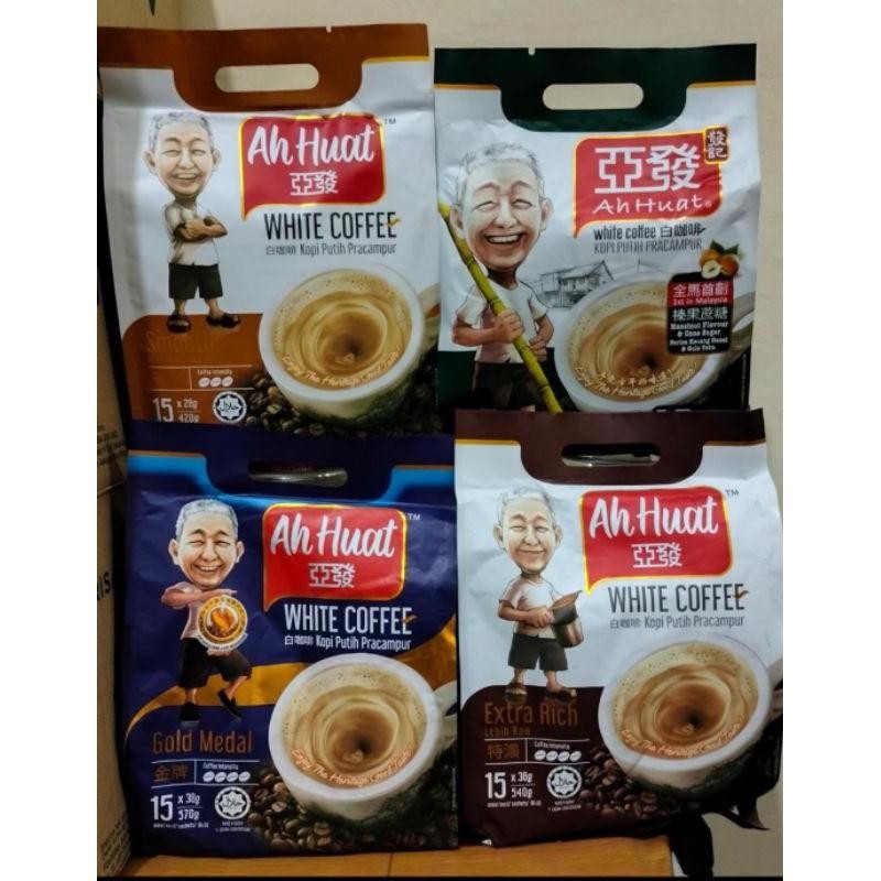 

FM Ahuat White Coffee Ah Huat Extra Rich Gold Medal