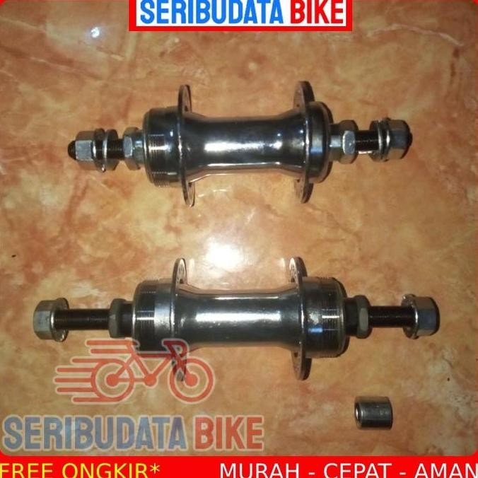 Hub drat ulir depan belakang cakram sepeda lipat mtb minion