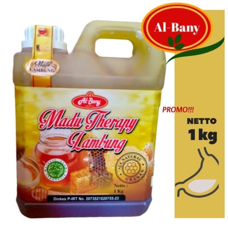 

FM Madu Therapy Lambung Sehat Al-Bany 1000gr - obat herbal solusi Atasi Asam lambung kronis Anxiaty dan Maag kronis