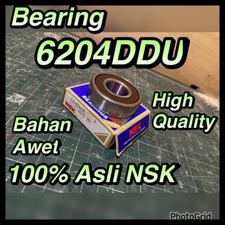 TERBARU LAHAR BEARING LAHER 6204 DDU 100% ASLI NSK 