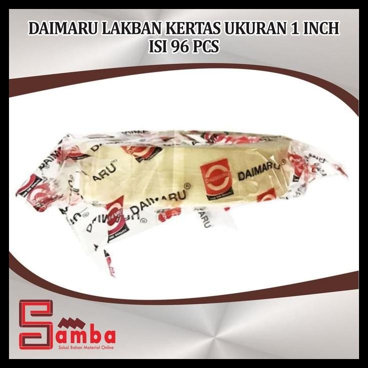 

HOT DEAL DAIMARU LAKBAN KERTAS UKURAN 1 INCH ISI 96 PCS !!!!!