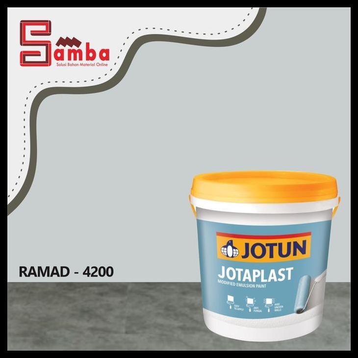 TERBARU JOTUN 4200 RAMAD JOTAPLAST 5,2KG / CAT TEMBOK INTERIOR 