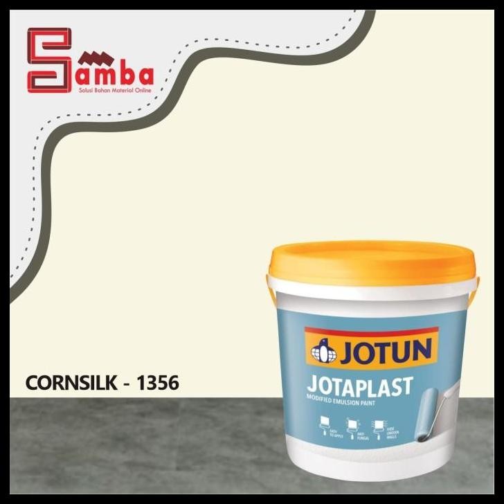 GRATIS ONGKIR JOTUN 1356 CORNSILK JOTAPLAST 26KG / CAT TEMBOK INTERIOR