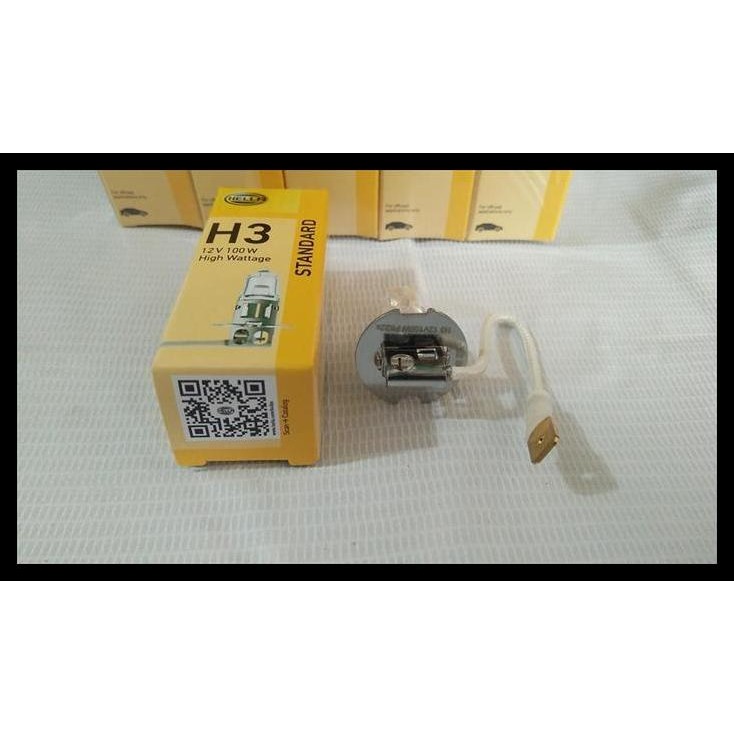 TERBARU LAMPU BOHLAM TEMBAK MOBIL HALOGEN H3 12V 100W HELLA