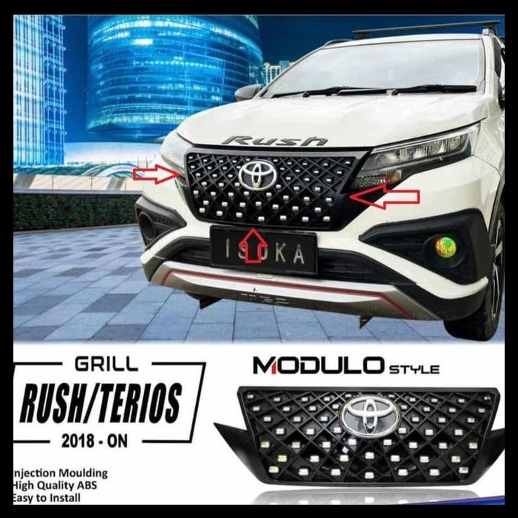 BEST DEAL GRILL DEPAN BUMPER RUSH TERIOS 2018 UP 