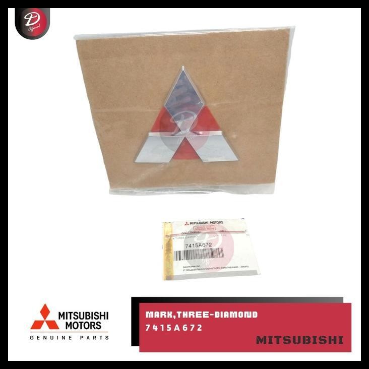 HOT DEAL LOGO EMBLEM BELAKANG TIGA BERLIAN MITSUBISHI XPANDER GLS GLX EXCEED SPORT ULTIMATE CROSS TA