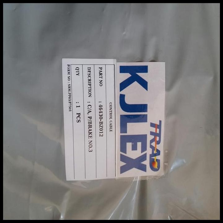 BEST DEAL KABEL REM TANGAN KIRI AVANZA ATAU XENIA 46430-BZ012 "KJLEX"