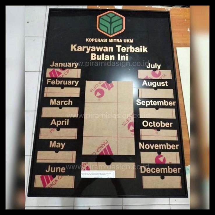 

TERMURAH PAPAN EMPLOYEE OF THE MONTH MARKETING BOARD !!