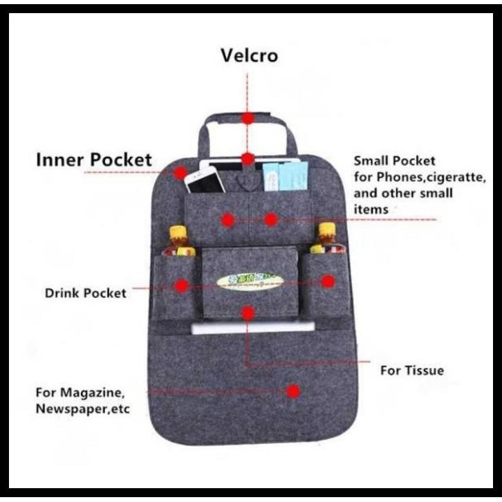 HOT DEAL TAS BELAKANG JOK MOBIL SERBAGUNA / ORGANIZER TAS KURSI MOBIL TEANA 