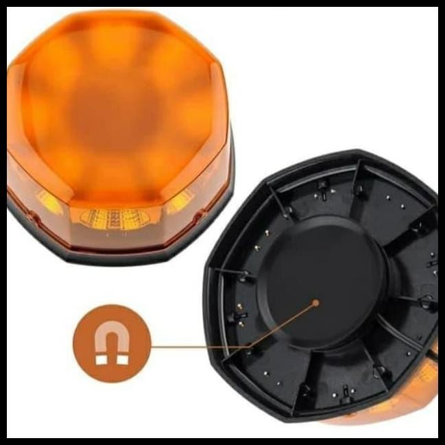 TERBARU LAMPU AMBULANCE 8 TITIK LED NYALA MERAH 