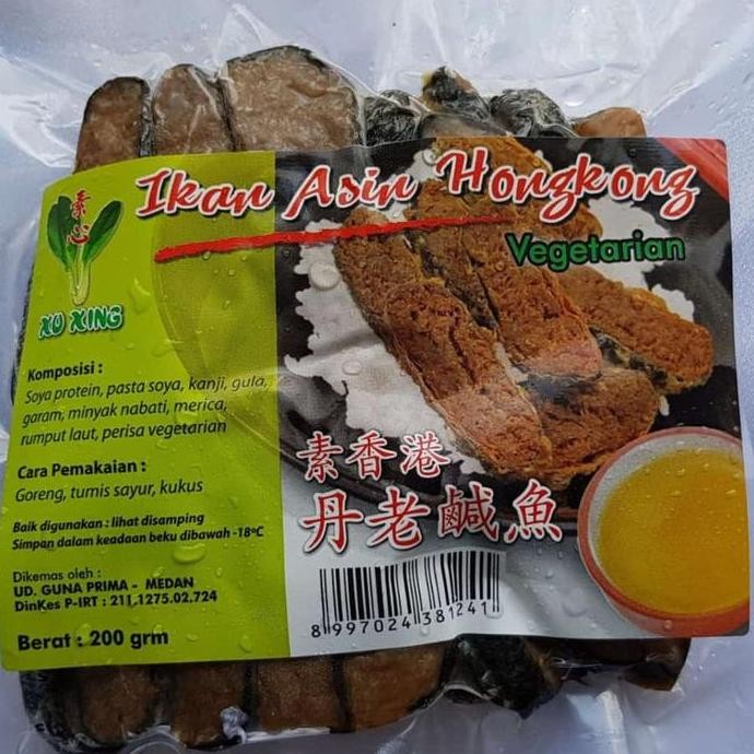 

vegetarian xu xing ikan asin hongkong vegan