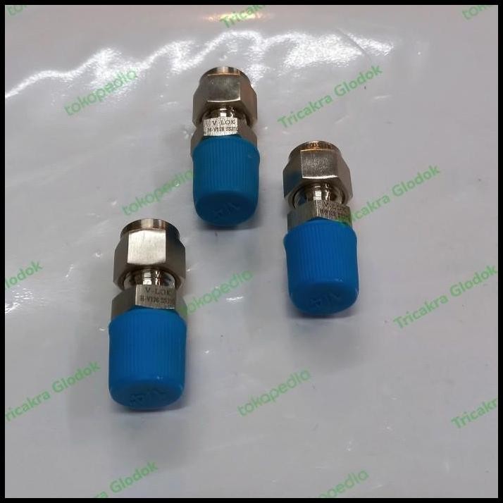 male connector ss316 1/4 od x 3/4/v-lok connector 1/4 od x 3/4
