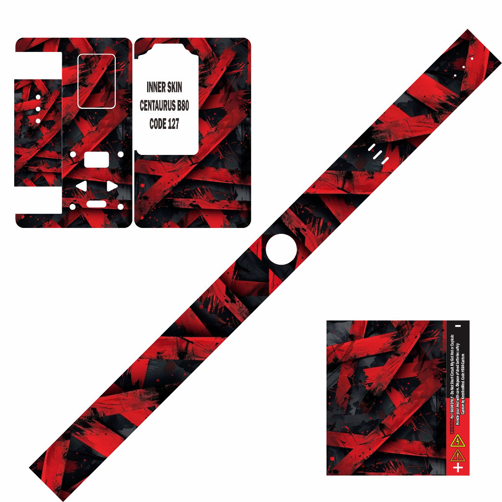 

*Premium Quality* B80 Part2 127 Garskin Custom Stiker Maxdecal Bkn Case COD