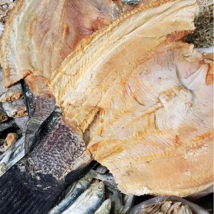 

Ikan Asin Gabus Super Kering uk besar/sedang murah 1 Kg / Ikan Asin Gabus Super