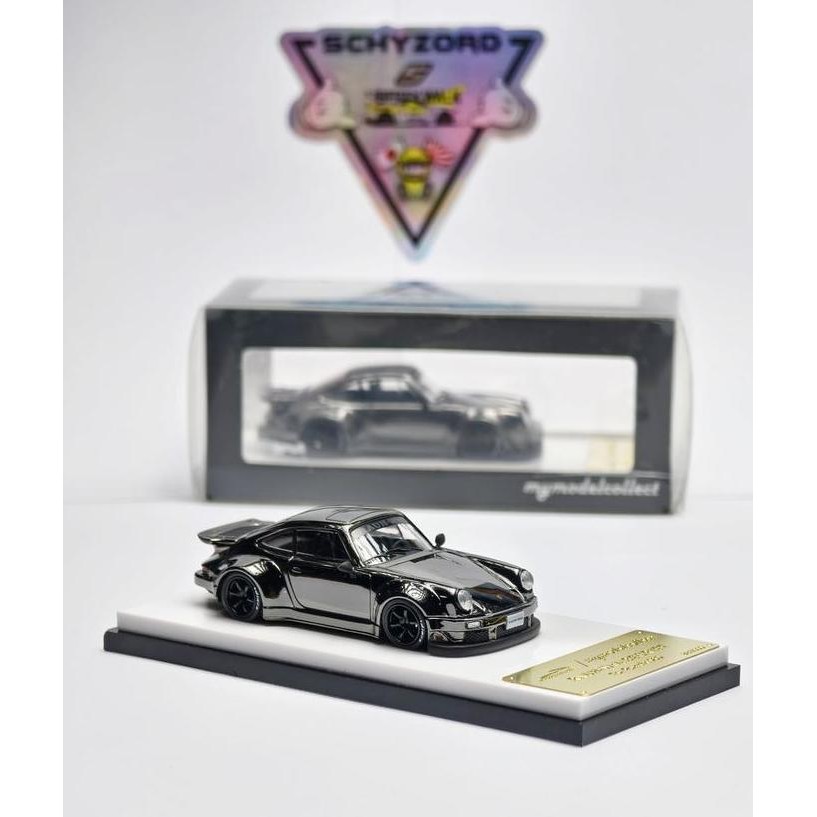 MODELCOLLECT PORSCHE RWB 930 DUCKTAIL LIMITED EDITION CLASSIC SPORTS ELECTROPLATE GUN METAL MODEL CO