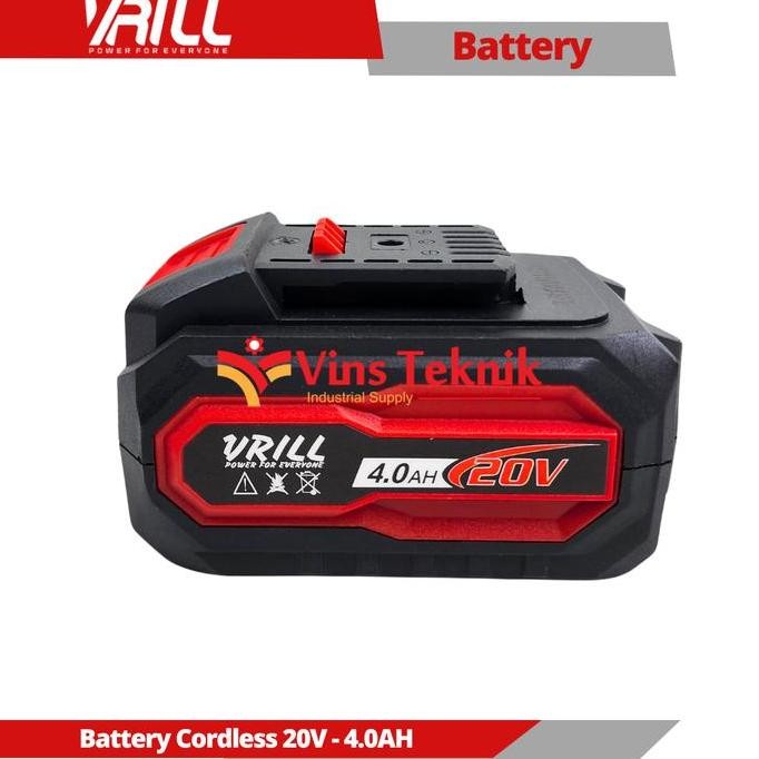 Vrill Battery Baterai Cordless 20V 4.0Ah