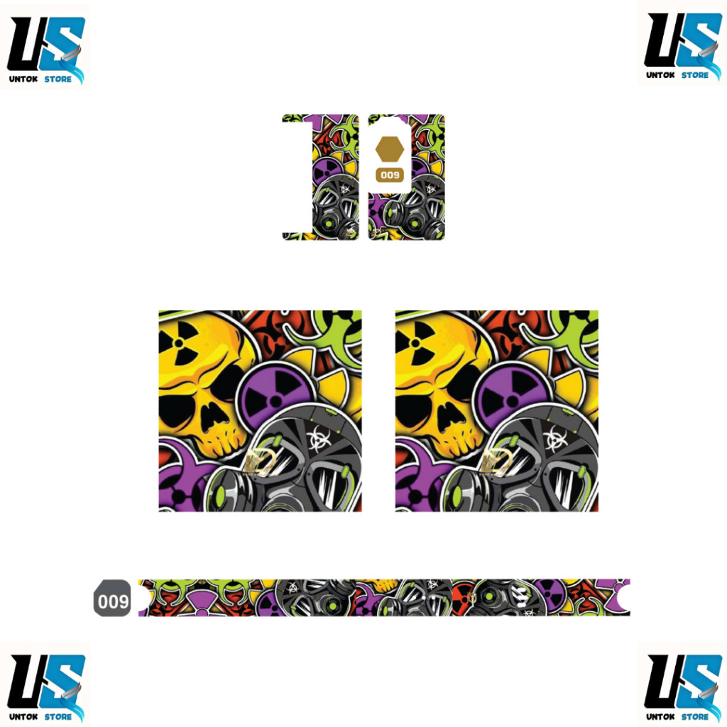 

*2Piece* Stiker Lengkap Banyak Varian Untuk B80 9 Garskin Stiker Casing Custom Bebas Dan Bayar Ditempat