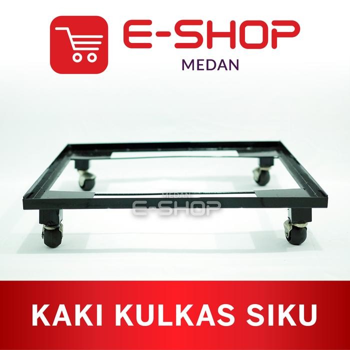 KAKI / DUDUKAN KULKAS SIKU BESI RODA BESI KUAT KOKOH GENESYS